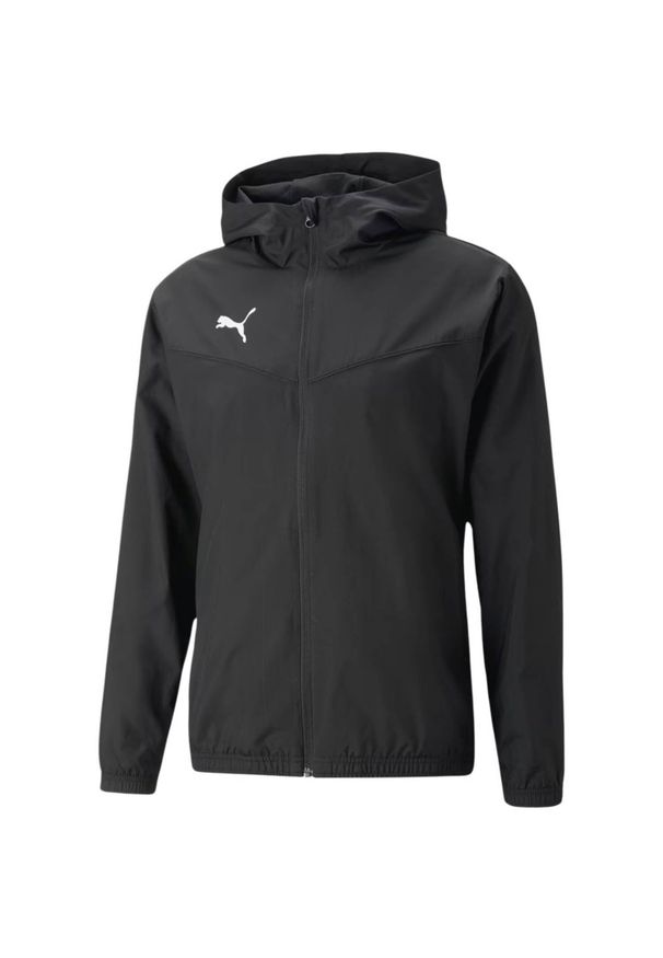 Puma - Męska Kurtka TeamRISE Na Każdą Pogodę. Kolor: czarny