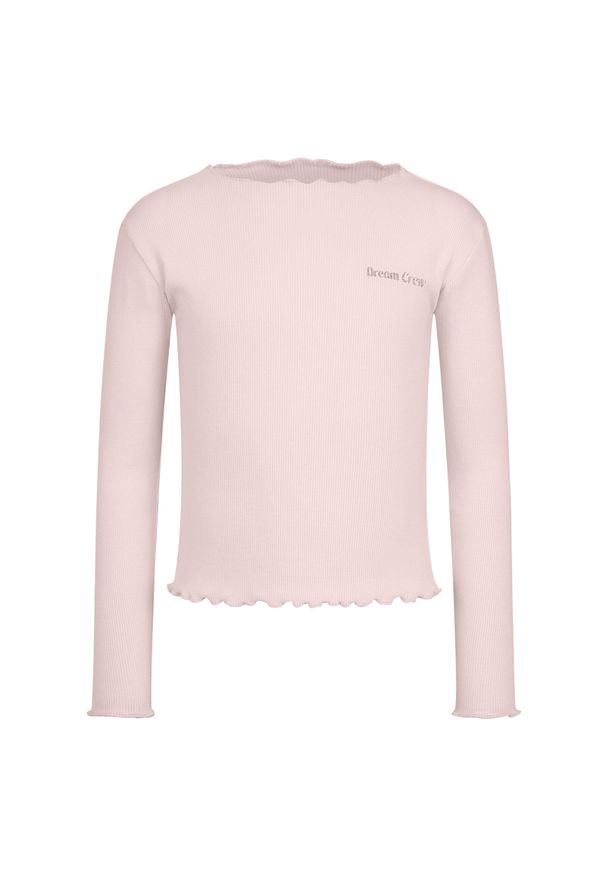 Koszulka dziewczęca z długim rękawem ELT Lucky Merle. Kolor: różowy. Długość rękawa: długi rękaw. Długość: długie. Styl: młodzieżowy