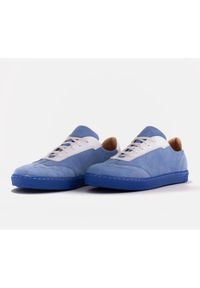 Marco Shoes Sportowe trampki z wysokiej jakości zamszu naturalnego niebieskie. Kolor: niebieski. Materiał: zamsz #10