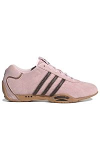 Adidas - Buty damskie adidas Originals Adiracer LO JS4519 - różowe. Okazja: na uczelnię. Zapięcie: pasek. Kolor: różowy. Materiał: guma, zamsz, skóra. Szerokość cholewki: normalna. Wzór: aplikacja, paski