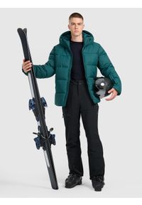 4f - 4F Spodnie narciarskie softshellowe membrana 10000 męskie - czarne L. Kolor: czarny. Materiał: softshell, materiał. Sezon: zima. Sport: narciarstwo #1