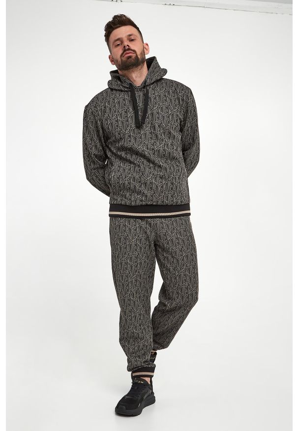 EA7 Emporio Armani - Spodnie dresowe męskie EA7 EMPORIO ARMANI. Materiał: dresówka