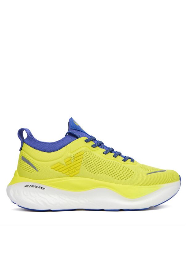 EA7 Emporio Armani Sneakersy X8X246 XK443 MZ610 Żółty. Kolor: żółty. Materiał: materiał