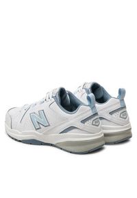 New Balance Buty na siłownię 608v5 WX608WB5 Biały. Kolor: biały. Materiał: skóra. Sport: fitness