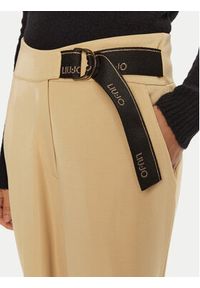 Liu Jo Spodnie materiałowe TF4260 J4751 Beżowy Regular Fit. Kolor: beżowy. Materiał: syntetyk #2