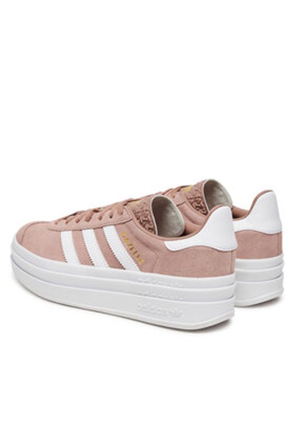 adidas Originals Sneakersy Gazelle Bold J JQ7406 Różowy. Kolor: różowy. Materiał: zamsz, skóra. Model: Adidas Gazelle