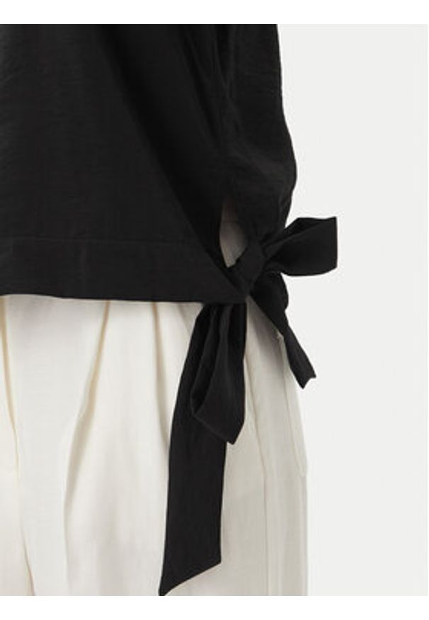 Marella Top Umico 2613161024 Czarny Regular Fit. Kolor: czarny. Materiał: wiskoza