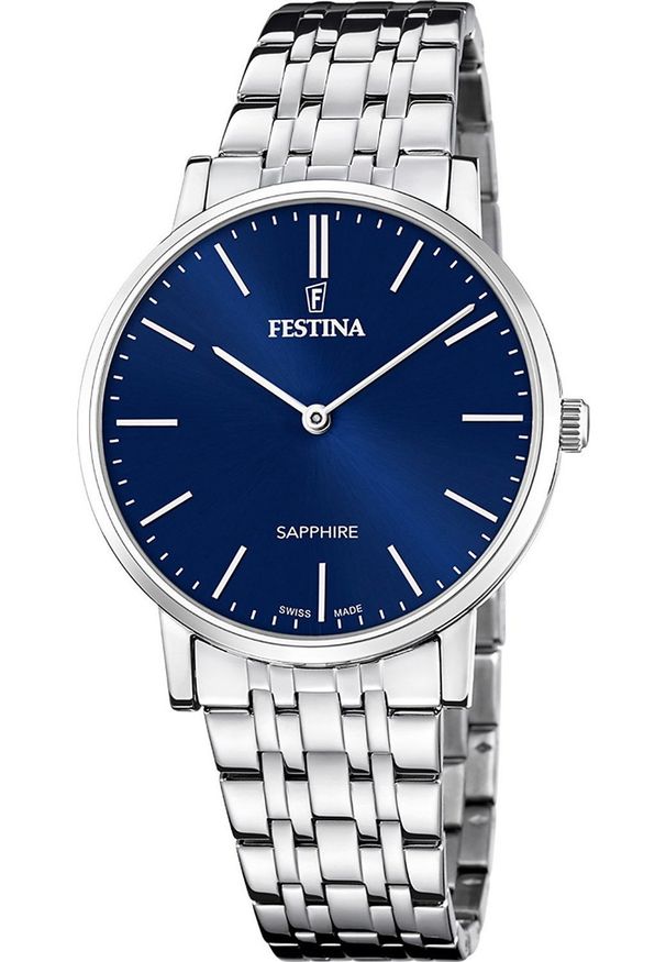 Zegarek męski Festina F20045-3 srebrny. Kolor: srebrny