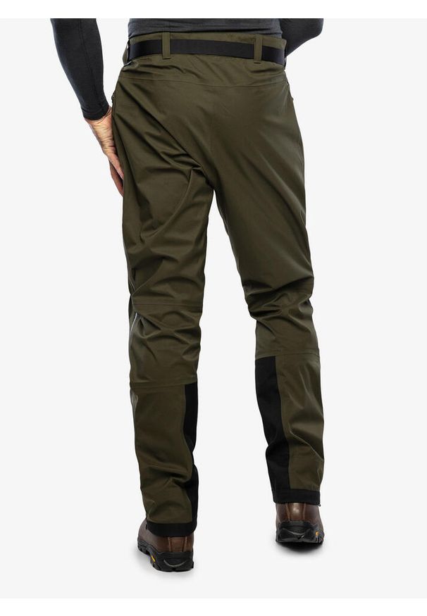Fjällräven - Spodnie górskie męskie Fjallraven Keb Eco-Shell Trousers. Kolor: zielony. Sezon: lato. Sport: turystyka piesza