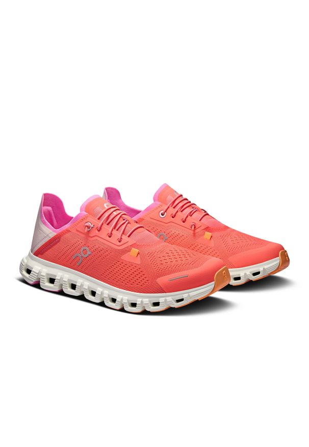 On - ON Cloud 6 Coast W Salmon | Pearl Sneakersy damskie. Kolor: pomarańczowy