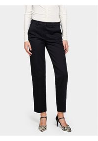 Sisley Spodnie materiałowe 4K2ZLF03V Czarny Regular Fit. Kolor: czarny. Materiał: bawełna