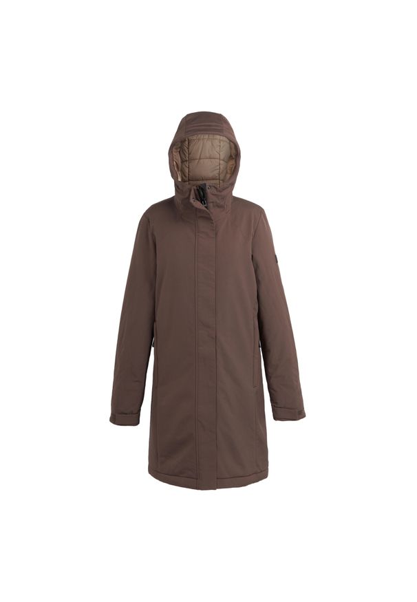 Regatta - Damska Kurtka Dallymoore Padded Jacket. Kolor: brązowy. Materiał: puch. Sport: turystyka piesza