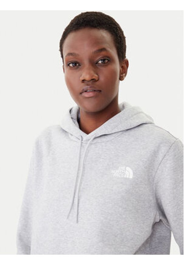The North Face Bluza Simple Dome NF0A89EY Szary Regular Fit. Kolor: szary. Materiał: bawełna