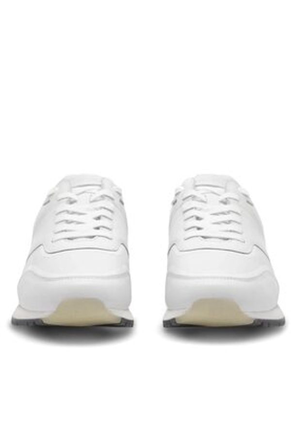 Gino Rossi Sneakersy TORINO-02 123AM Biały. Kolor: biały. Materiał: materiał