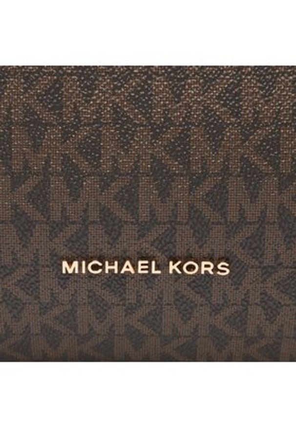 MICHAEL Michael Kors Torebka Kensington 30F3G8KT7B Brązowy. Kolor: brązowy. Materiał: skórzane