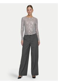 only - ONLY Spodnie materiałowe Lalana 15334247 Szary Wide Leg. Kolor: szary. Materiał: syntetyk #4