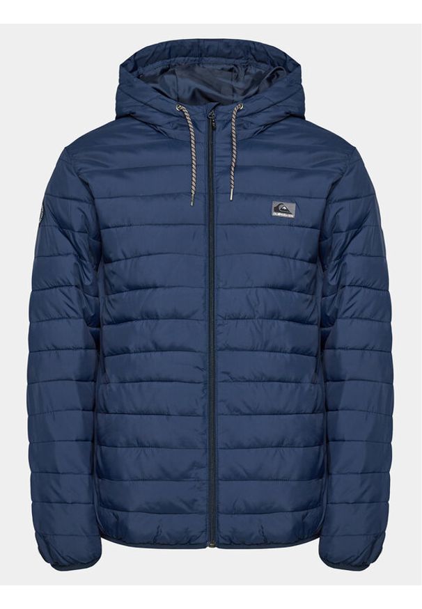 Quiksilver Kurtka przejściowa Scaly Hood Jckt EQYJK04008 Granatowy Regular Fit. Kolor: niebieski. Materiał: syntetyk