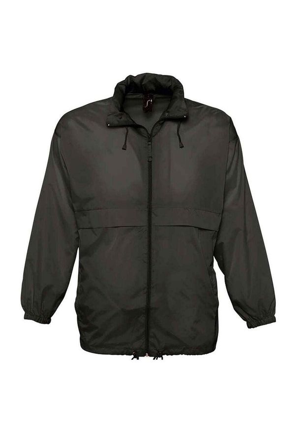 SOL'S - Wiatrówka Unisex Surf Dla Dorosłych. Kolor: czarny