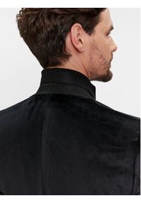 Karl Lagerfeld - KARL LAGERFELD Marynarka 155270 541009 Czarny Slim Fit. Typ kołnierza: dekolt w karo. Kolor: czarny. Materiał: syntetyk #3