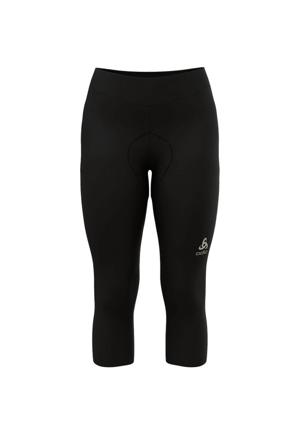 Spodnie tech. damskie Odlo Tights 3/4 ESSENTIAL. Kolor: wielokolorowy, czarny, szary