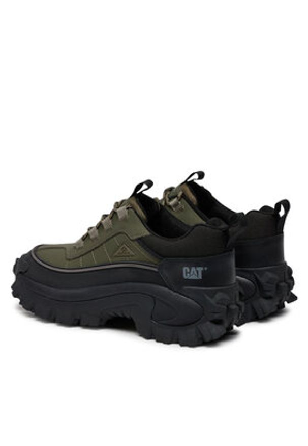 CAT Footwear Sneakersy Intruder Galosh 2.0 Low WP P111620 Zielony. Kolor: zielony. Materiał: skóra