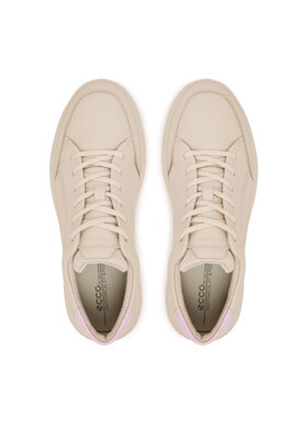 ecco - ECCO Sneakersy Move 22380361378 Écru. Kolor: kremowy. Materiał: skóra