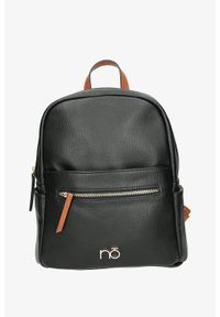 Nobo - Czarny plecak nobo z kieszonką z przodu nbag-j0390-c020. Kolor: czarny #2