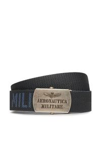 Aeronautica Militare Pasek Męski 232CI292CT3108 Granatowy. Kolor: niebieski. Materiał: materiał