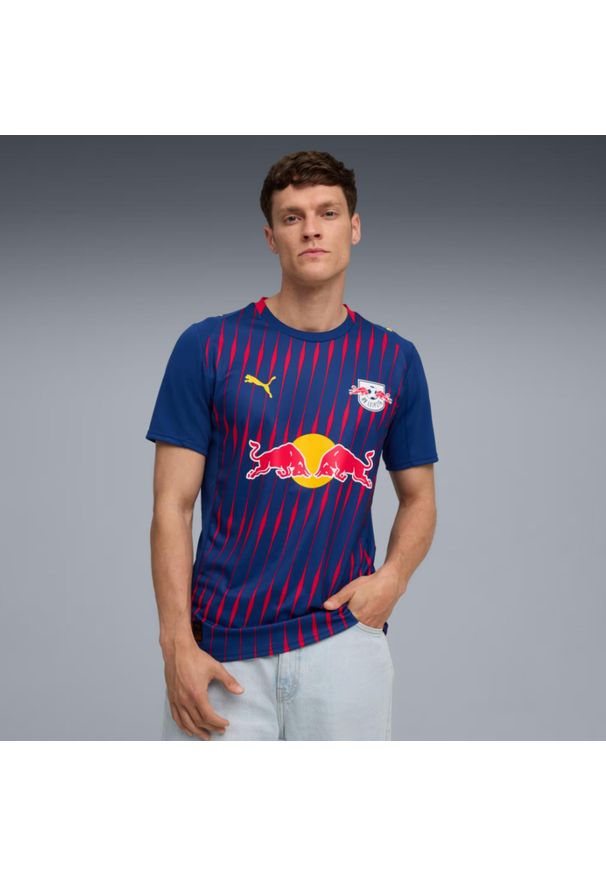 Koszulka piłkarska Puma RB Lipsk 25/26 oficjalna wyjazdowa. Materiał: materiał. Sport: piłka nożna