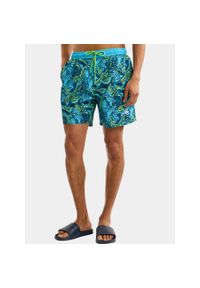 Kąpielówki męskie Nautica Blackwater 6". Kolor: zielony, niebieski, wielokolorowy. Styl: sportowy