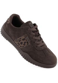 Big-Star - Półbuty sportowe damskie zamszowe brązowe Big Star TT274265. Kolor: brązowy. Materiał: tkanina. Styl: sportowy #1