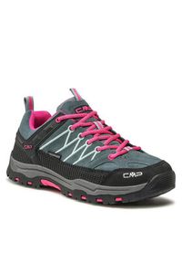 CMP Trekkingi Kids Rigel Low Trekking Shoes Wp 3Q13244J Niebieski. Kolor: niebieski. Materiał: skóra, zamsz