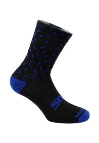 SIXS - Skarpety rowerowe Merinos Socks. Kolor: czarny, niebieski, wielokolorowy. Materiał: wełna #2