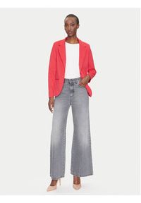 Fransa Marynarka 20605896 Czerwony Regular Fit. Kolor: czerwony. Materiał: syntetyk #3