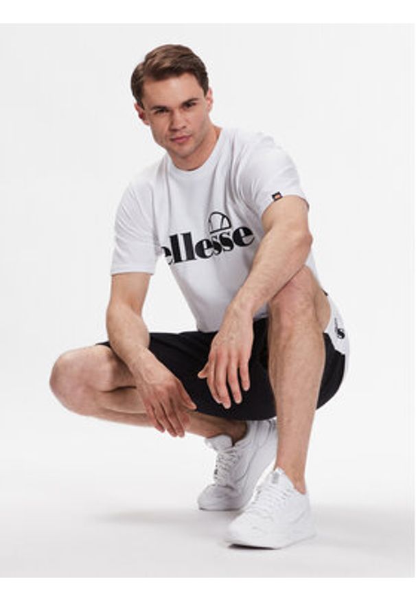 Ellesse T-Shirt Fuenti SHP16469 Biały Regular Fit. Kolor: biały. Materiał: bawełna