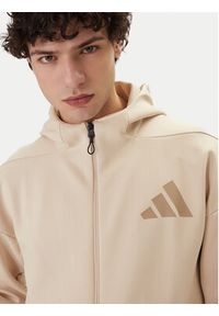 Adidas - adidas Bluza Z.N.E. KE4680 Beżowy Regular Fit. Kolor: beżowy. Materiał: bawełna #5