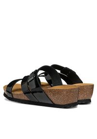 Geox Klapki D New Sthellae D551AA 000HH C9999 Czarny. Kolor: czarny. Materiał: skóra #4