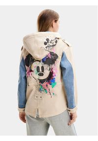 Desigual Kurtka jeansowa MICKEY Art. 24SWEW22 Écru Regular Fit. Materiał: bawełna #2