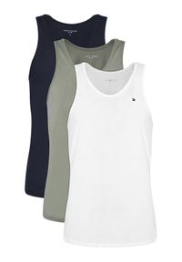 TOMMY HILFIGER - Tommy Hilfiger Komplet tank topów UM0UM03867 Kolorowy Regular Fit. Materiał: bawełna. Wzór: kolorowy #1