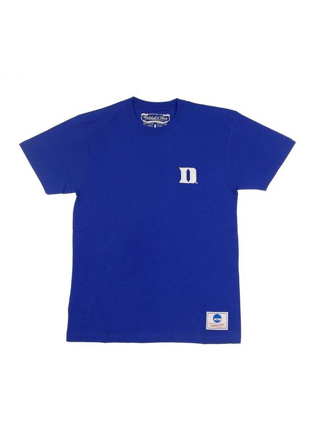 Mitchell & Ness - Koszulka Duke. Kolor: niebieski. Wzór: haft. Sport: koszykówka
