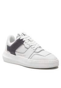 Calvin Klein Jeans Sneakersy Chunky Cupsole Laceup Low Tpu M YW0YW00812 Biały. Kolor: biały. Materiał: skóra #5