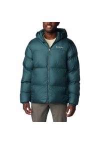 columbia - Kurtka Puchowa Columbia Puffect Hooded Jacket Męska Zimowa. Kolor: wielokolorowy. Materiał: puch. Sezon: zima