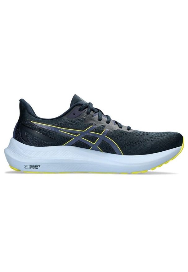 Buty do biegania Asics Gt 2000 12 1011B691403 niebieskie. Kolor: niebieski. Materiał: materiał. Szerokość cholewki: normalna. Sport: bieganie