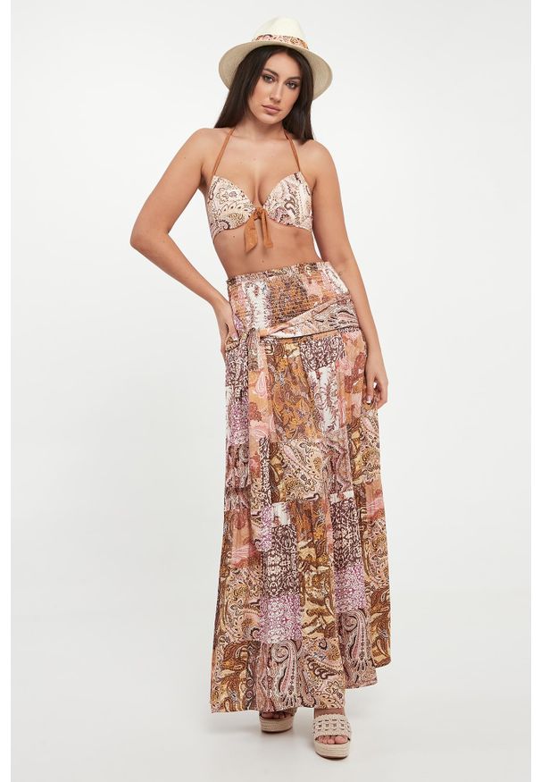 Liu Jo - Spódnica maxi z wzorem paisley LIU JO. Wzór: paisley