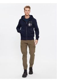 Aeronautica Militare Bluza 232FE1818F518 Granatowy Regular Fit. Kolor: niebieski. Materiał: bawełna