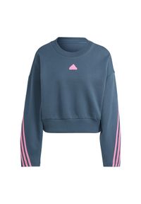 Bluza Sportowa Damska Adidas Future Icons 3-Stripes. Kolor: niebieski