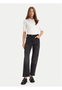 Morgan Jeansy 252-PNICE Czarny Wide Leg. Kolor: czarny