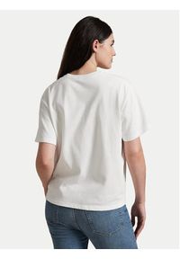 Polo Ralph Lauren T-Shirt 211967104001 Biały Relaxed Fit. Typ kołnierza: polo. Kolor: biały. Materiał: bawełna #5