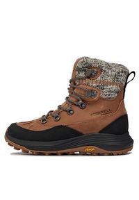 Merrell Śniegowce Siren 4 Thermo Mid Zip Wp J037412 Brązowy. Kolor: brązowy. Materiał: skóra #4