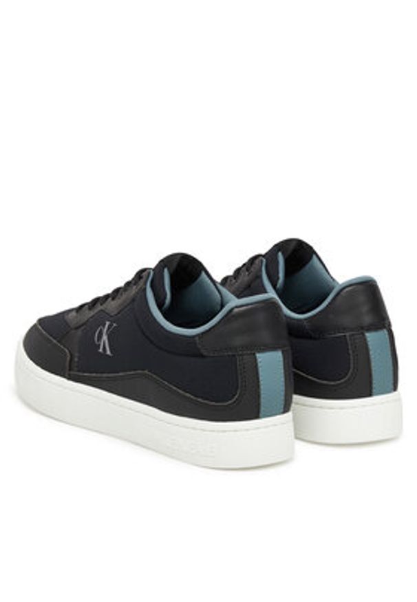 Calvin Klein Jeans Sneakersy Classic Cupsole Tech Ripstop YM0YM01202 Czarny. Kolor: czarny. Materiał: skóra